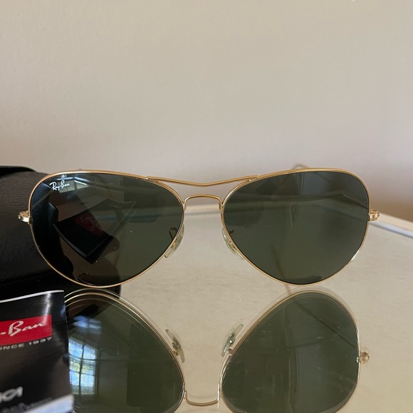 RAYBAN AVIATORS - Black/Gold - Picture 5 of 5